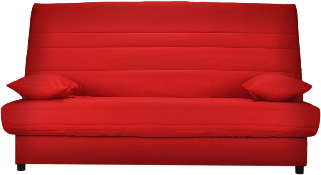 La Redoute Interieurs Sofá-cama modelo clic-clac Bultex 14 cm, 2 x 18 ripas   Vermelho