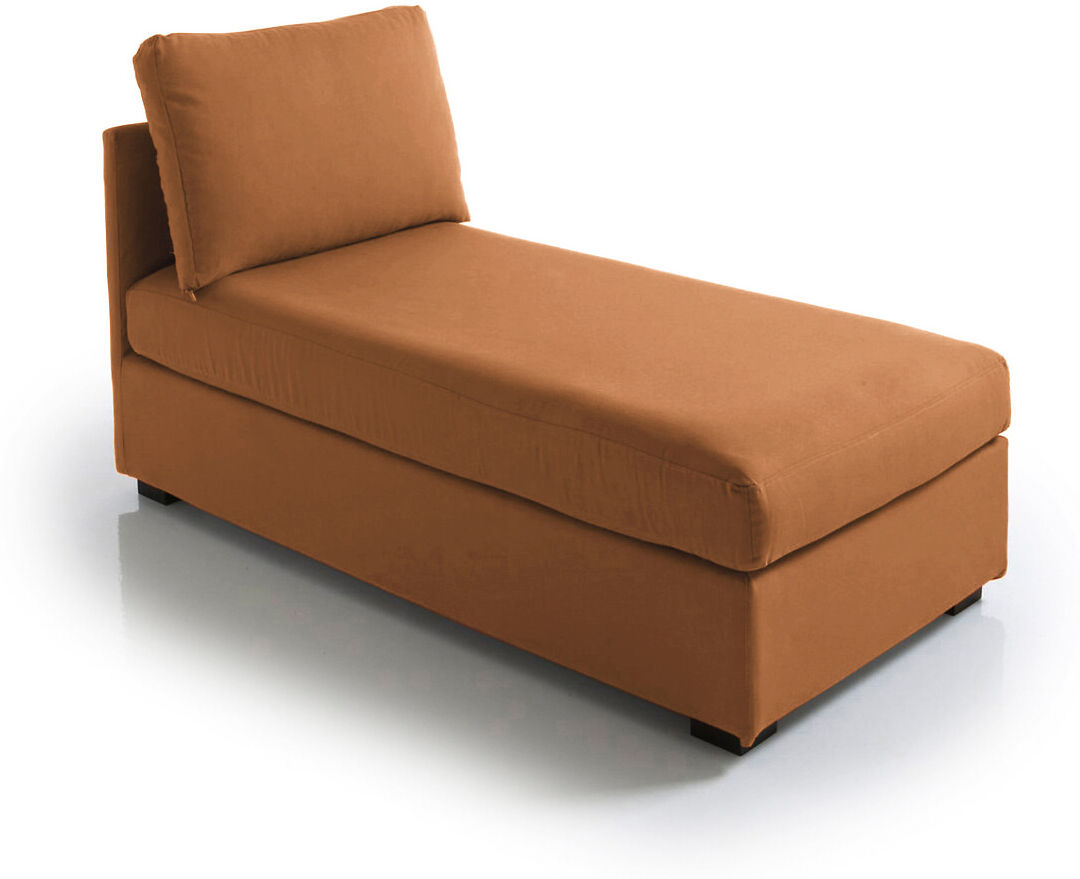 La Redoute Interieurs Chaise longue Bultex, em algodão, Robin   Castanho-esquilo