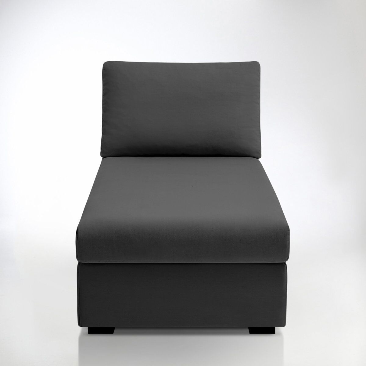 La Redoute Interieurs Chaise longue em algodão, Robin   antracite