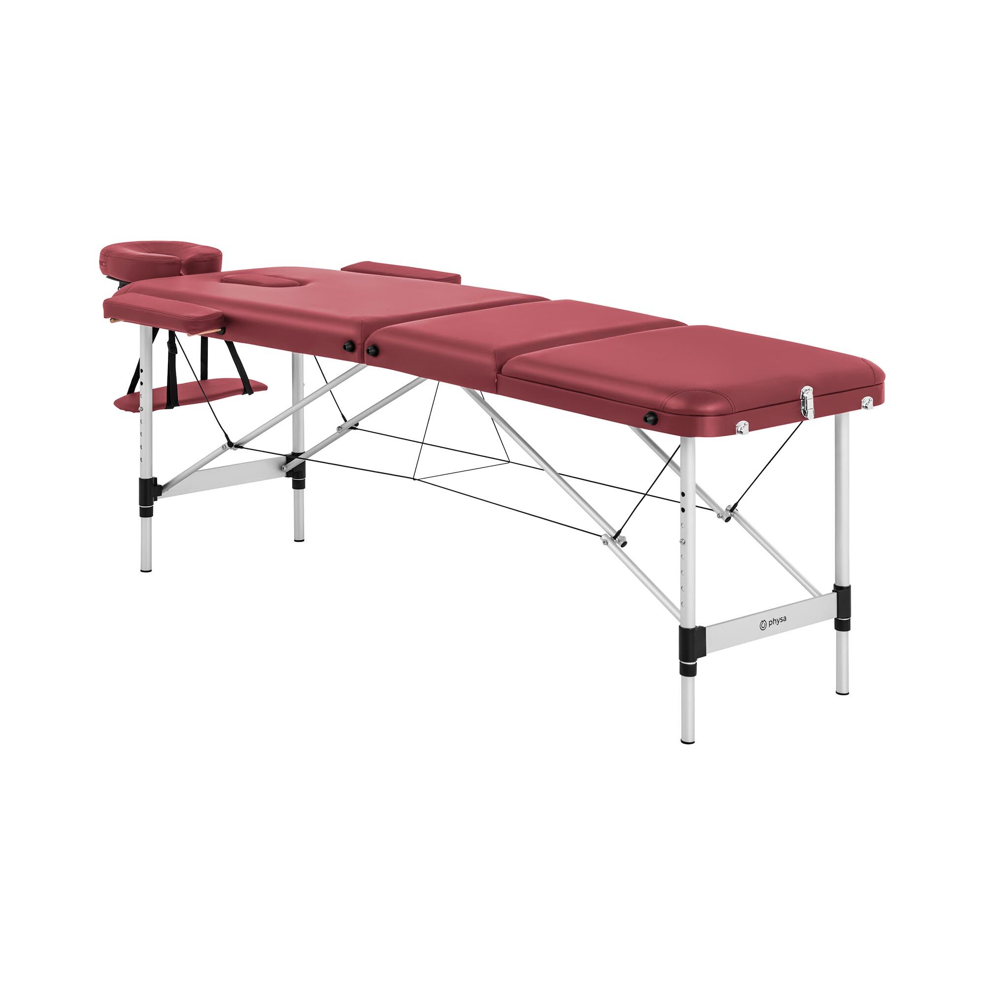 physa Cama de massagem - PHYSA BORDEAUX RED - Vermelho