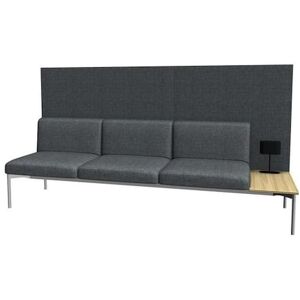 Soffa SONA 3,5-sits SO/351/W/55/L grå