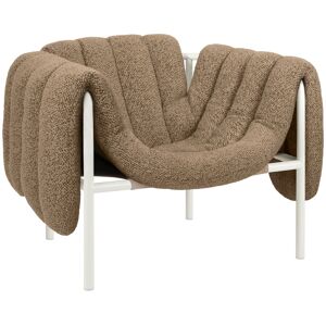 Hem - Puffy Lounge Chair - Sawdust/cream - Fåtöljer - Faye Toogood - Beige - Bomull/naturmaterial/metall/syntetiskt/skum/plast