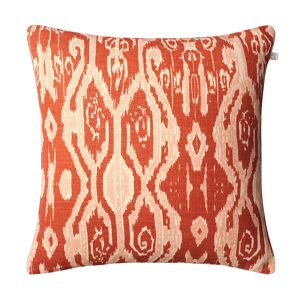 Chhatwal & Jonsson - Ikat Madras Cushion Cover 50x50 Cm Apricot / Rose - Rosa,Orange - Prydnadskuddar Och Kuddfodral