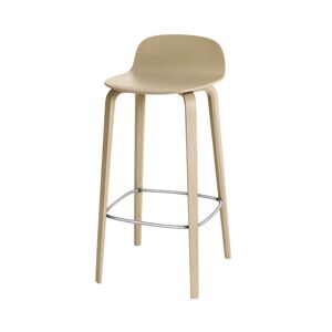 Muuto - Visu 75 Cm  Oak - Träfärgad - Barstolar - Trä