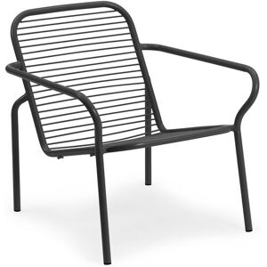 Normann Copenhagen Lounge Chair - Black - Fåtöljer Utomhus - Metall