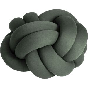 Design House - Knot Cushion Xl Forest Green - Grön - Sittpuffar