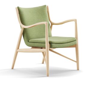 House Of Finn Juhl - 45 Chair, Clear Oiled Oak, Cat. 1 Remix 933 - Grön - Grön,Träfärgad - Fåtöljer - Trä/textilmaterial