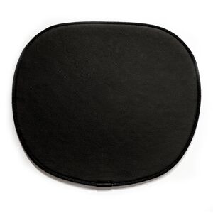 Designers Eye - Dot Eames Leather Cushion Black - Black - Svart - Prydnadskuddar Och Kuddfodral