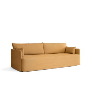 Audo Copenhagen - Offset 3-Seater With Loose Cover Fabric Cotlin Wheat - False - Beige,Gul - Soffor