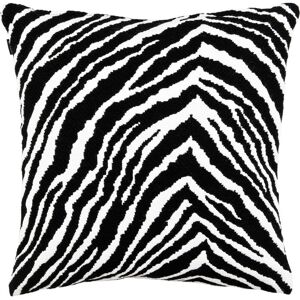 Artek - Zebra 40x40 Cm - Svart/vit - Svart,Vit - Prydnadskuddar Och Kuddfodral