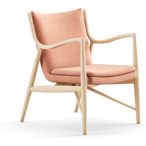 House Of Finn Juhl - 45 Chair, Clear Oiled Oak, Cat. 1 Remix 612 - Rosa - Rosa,Träfärgad - Fåtöljer - Trä/textilmaterial