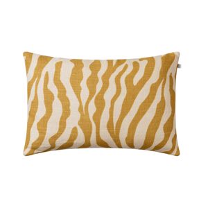 Chhatwal & Jonsson - Zebra Cushion Cover Linen 40x60 Cm - Spicy Yellow - Flerfärgad - Prydnadskuddar Och Kuddfodral