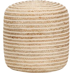 vidaXL Handgjord sittpuff 40x45 cm jute