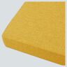 CUSYHJ Memory Foam Sittdyna/Matsalsstol Sittdyna Klädd Stol Sittdyna, Kudde Stolsdyna, Tvättbart överdrag, Uteplatsmöbler Sittdyna(Size:50 * 50 * 5cm,Color:Gyllene gul)