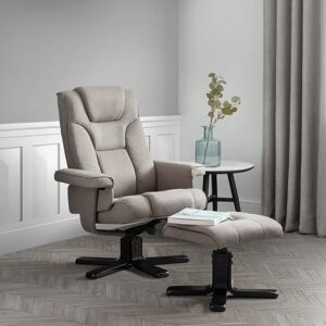 Zipcode Design Guillot Manual Swivel Recliner with Footstool gray 105.0 H x 83.0 W x 82.0 D cm