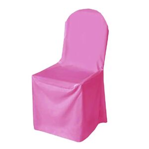 Symple Stuff Round Top Polyester Chair Cover 10PC pink 50.0 H x 12.0 W x 12.0 D cm