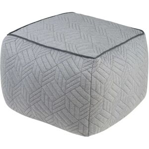 George Oliver Surbit 60Cm Wide Square Pouffe gray 60.0 H x 60.0 W x 45.0 D cm