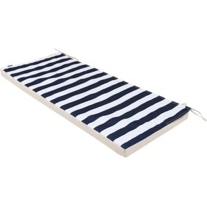 Bean Bag Bazaar Deck Stripe Outdoor Bench Pad (Set Of 4) 5.0 H x 108.0 W x 45.0 D cm