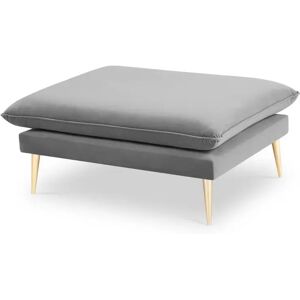 Canora Grey Adoraim 100Cm Wide Rectangle Footstool Ottoman gray 45.0 H x 100.0 W x 80.0 D cm