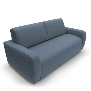 Ebern Designs 2 Seater Fold Out Sofa Bed blue 99.0 H x 215.0 W x 100.0 D cm