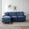 Three Posts Longfellow Corner Chaise Sofa / Orientation:Left Hand Facing blue