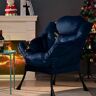 George Oliver Armchair Accent Chair Lazy Chair blue 95.0 H x 42.0 W x 64.0 D cm