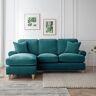 Three Posts Longfellow Corner Chaise Sofa / Orientation:Left Hand Facing green