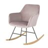 SoBuy® FST68-P, Rocking Chair Armchair Lounge Chair Relaxing Chair