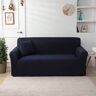 SHEIN Milk Silk Sofa Cover Navy Blue Single Seat,2 Seater,3 Seater,4 Seater