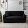 SHEIN Milk Silk Sofa Cover Black Single Seat,2 Seater,3 Seater,4 Seater