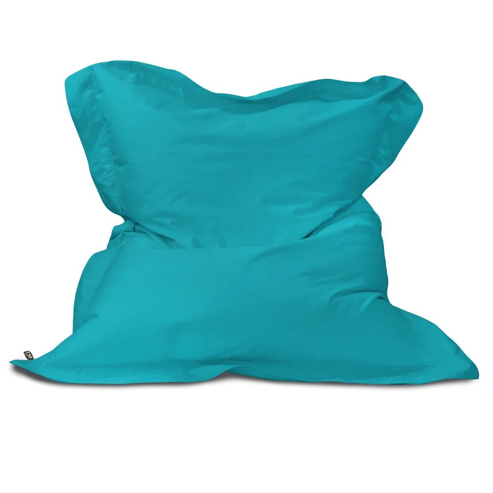 Photos - Bean Bag rucomfy Beanbags Outdoor Junior Squarbie Beanbag green/blue 100.0 W x 125.