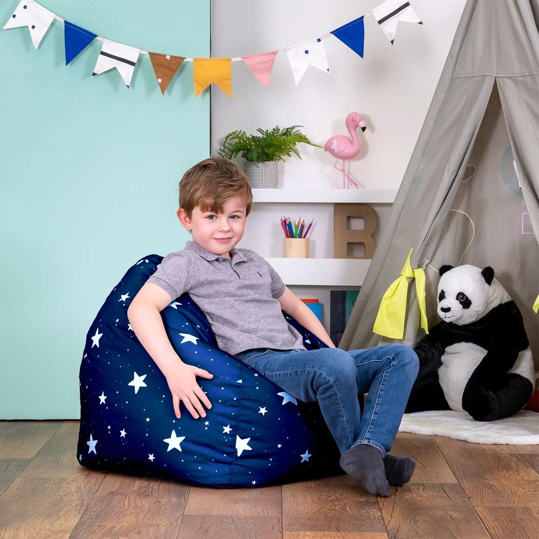 Photos - Bean Bag Isabelle & Max icon Kids Starry Skies Starr  Chair blue 50.0 H x 5
