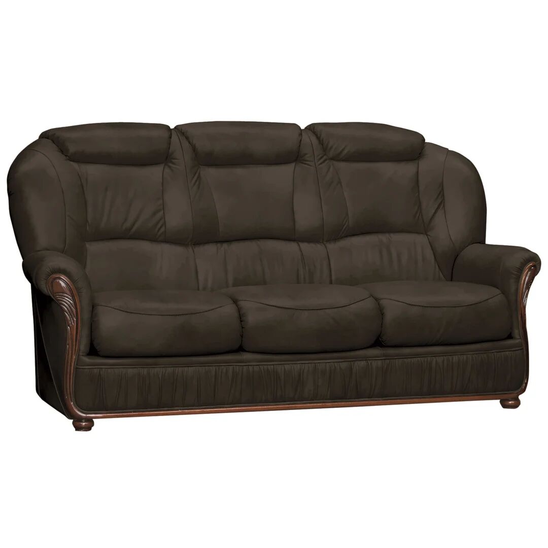 Photos - Sofa Ophelia & Co. Kirwin 3 Seater  black 100.0 H x 186.0 W x 84.0 D cm