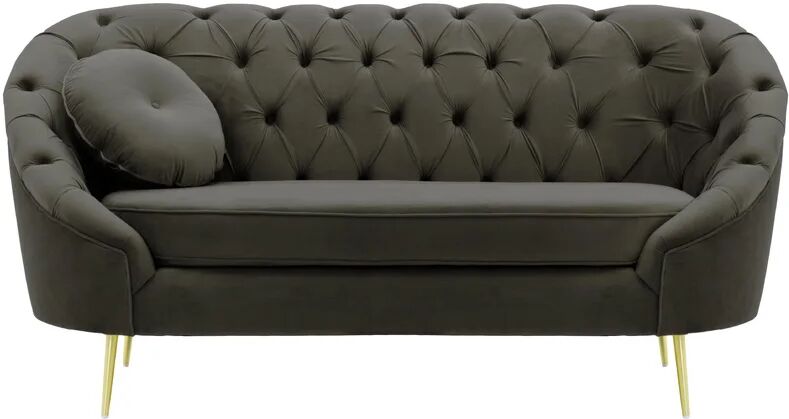 Photos - Sofa Etta Avenue Burrell 2 Seater Loveseat gray 86.0 H x 182.0 W x 95.0 D cm