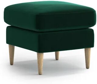 Photos - Pouffe / Bench Hykkon Mayra 50Cm Square Footstool Ottoman green 45.0 H x 50.0 W x 50.0 D