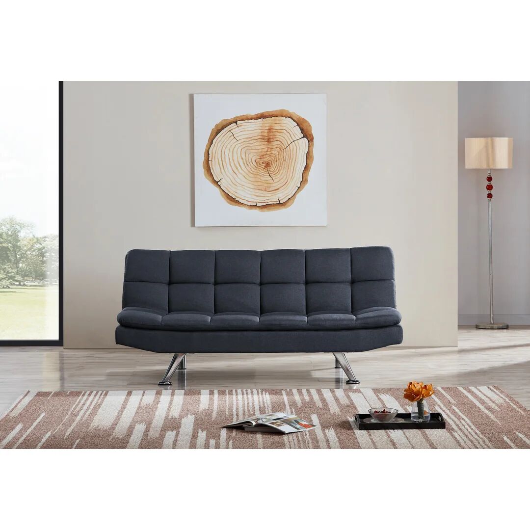 Photos - Sofa 17 Stories Oakland 3 Seater Clic Clac  Bed gray 85.0 H x 180.0 W x 87.