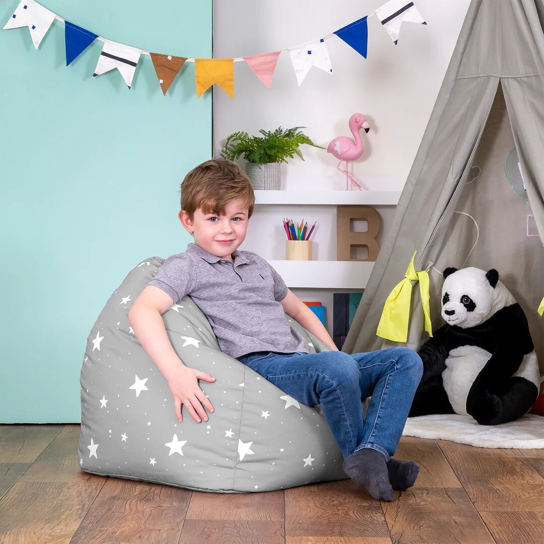 Photos - Bean Bag Isabelle & Max icon Kids Starry Skies Starr  Chair gray 50.0 H x 5