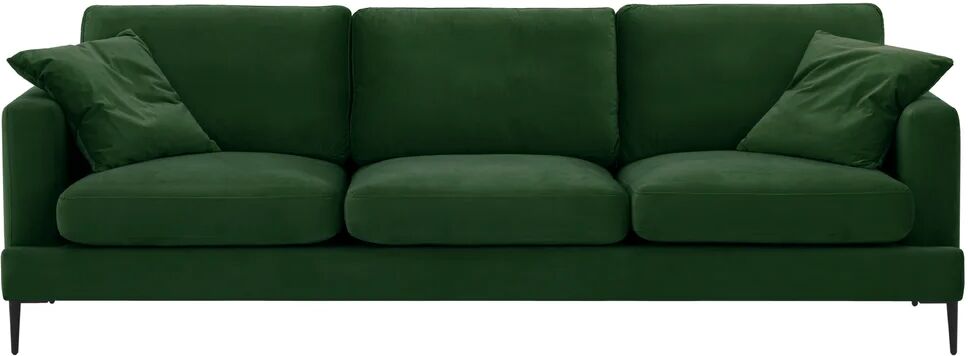 Photos - Sofa Mercury Chellis 3 Seater  green 86.0 H x 256.0 W x 97.0 D cm 