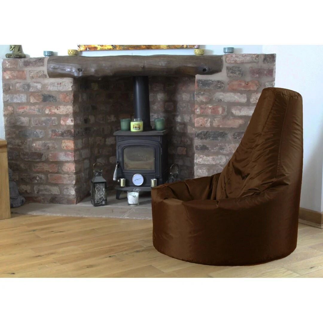 Photos - Bean Bag Ebern Designs  Chair brown 95.0 H x 75.0 W x 75.0 D cm