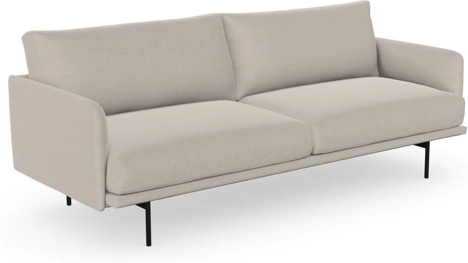 Photos - Sofa Ivy Bronx Ahnjayla 3 Seater  gray 77.0 H x 207.0 W x 85.0 D cm