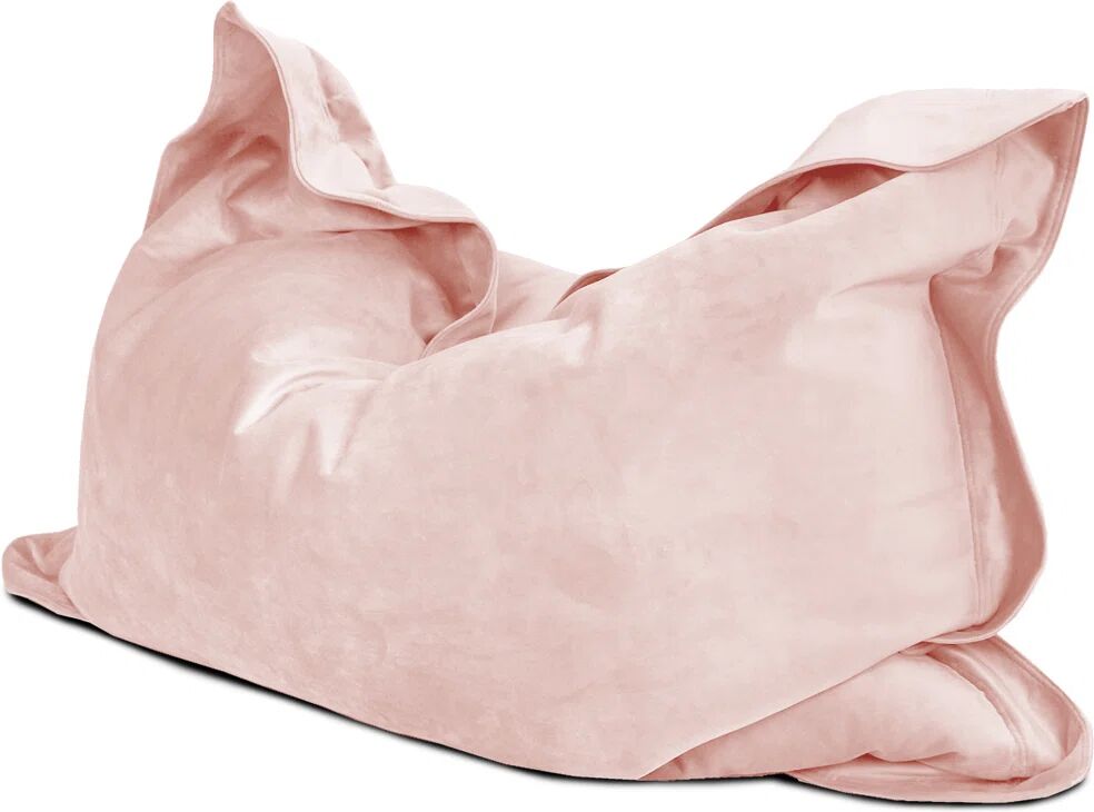 Photos - Bean Bag Latitude Run Velvet Junior Squarbie Beanbag pink/white/brown 125.0 H x 100