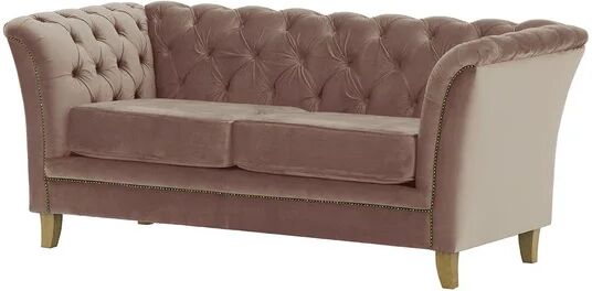 Photos - Sofa Etta Avenue Burr 2 Seater Chesterfield  pink/brown 76.0 H x 174.0 W x