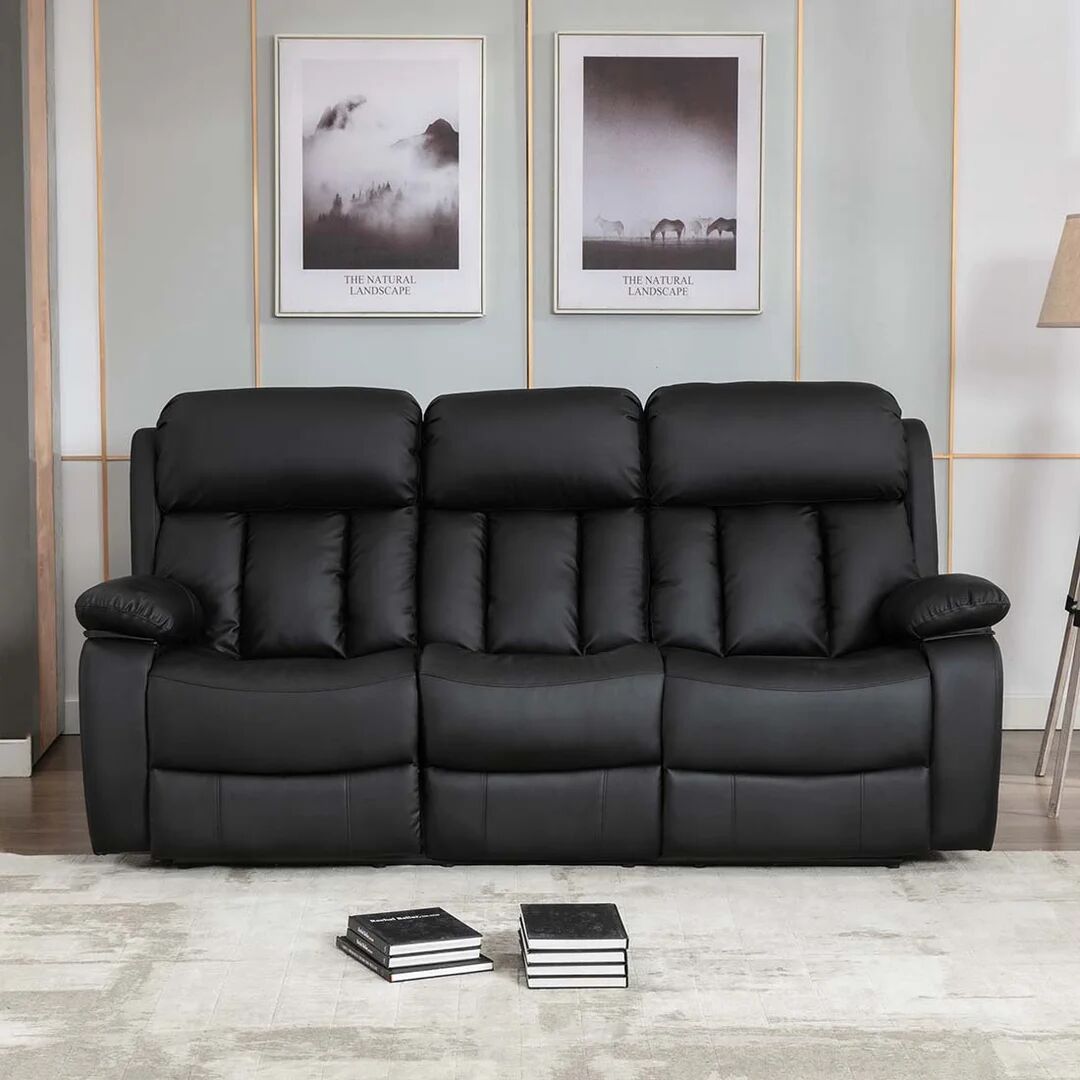 Photos - Sofa Ebern Designs Deneka 3 Seater Reclining  108.0 H x 211.0 W x 92.0 D cm