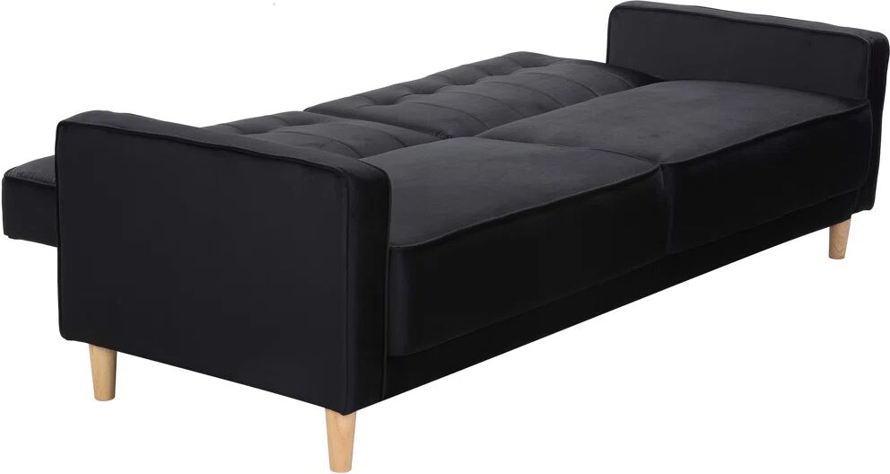 Photos - Sofa Fairmont Park Derryaghy 3 Seater Upholstered Reclining  Bed black 87.0