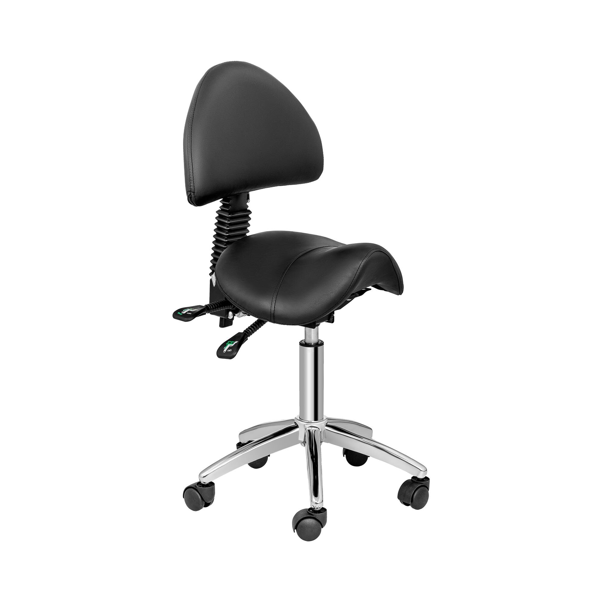 physa Saddle Chair with Back Support PHYSA BERLIN BLACK
