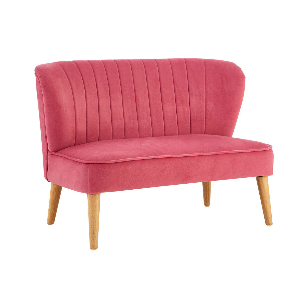 Youngsters Sofa   Pink Velvet