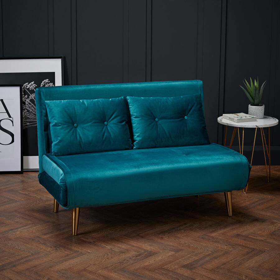 Photos - Sofa LPD Theydon  Bed Teal 