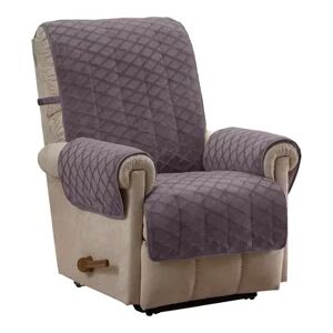 Jeffrey Home Fairmont 1-piece Diamond Plush Recliner Furniture Slipcover, Purple