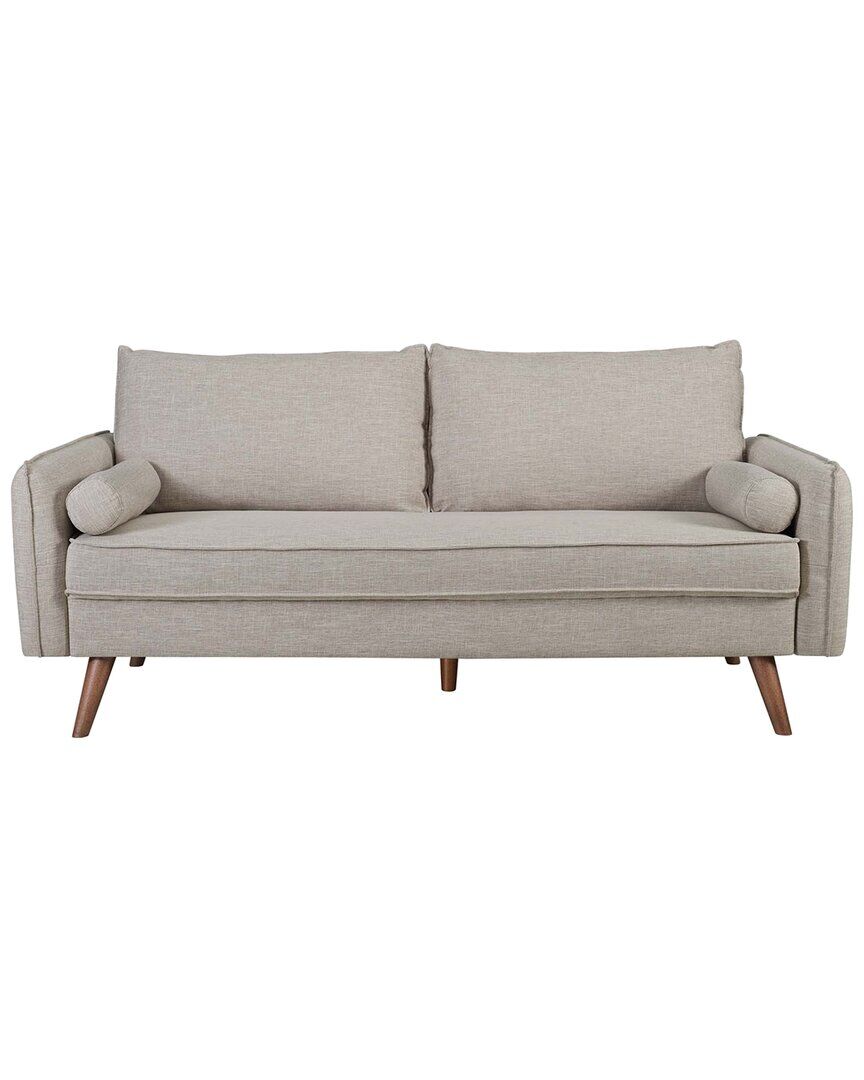 Modway Revive Upholstered Fabric Sofa Beige NoSize