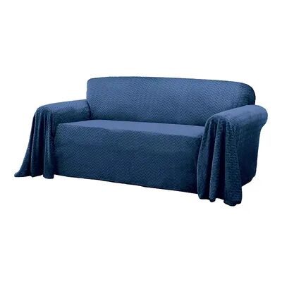 Jeffrey Home Mason Sofa Furniture Throw, Blue